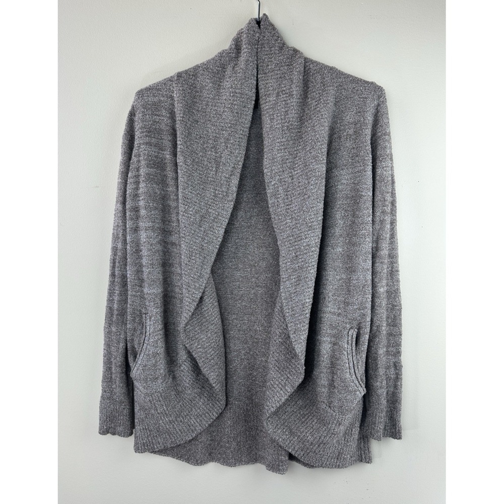 Barefoot Dreams Cozy Chic Open Front Pocket Circle Cardigan Sweater 452 Medium - Picture 3 of 12